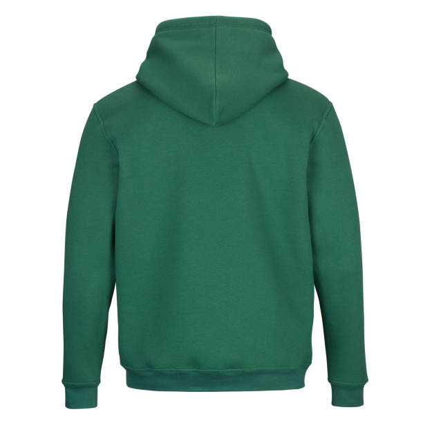 istock Back of sweatshirt with hood isolated on white background 1142211984