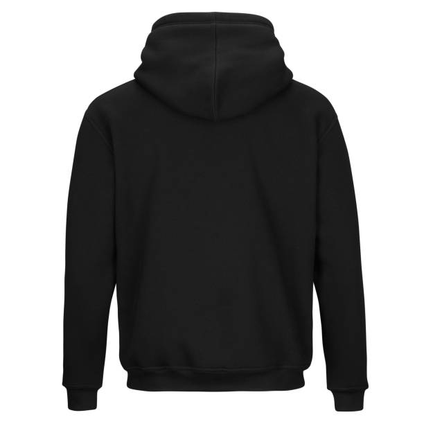 istock Back of sweatshirt with hood isolated on white background 1142211997