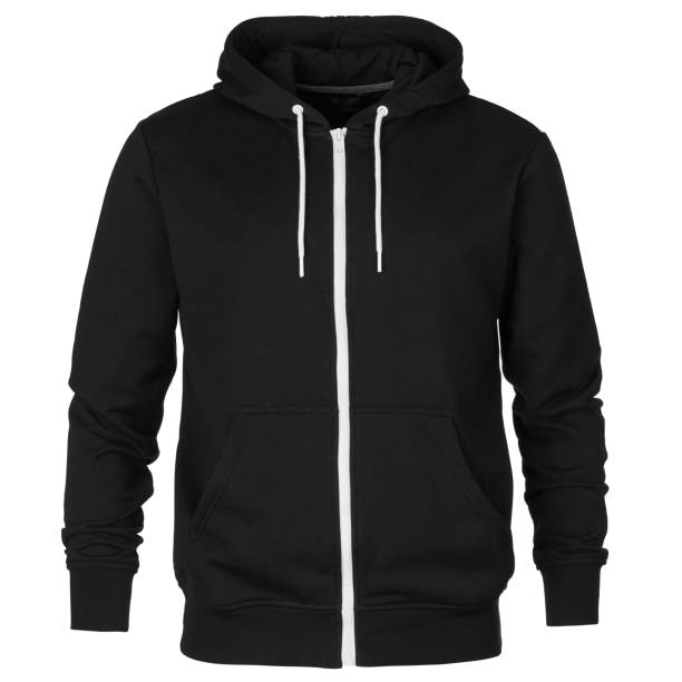 istock Front of sweatshirt with hood isolated on white background 1142213013