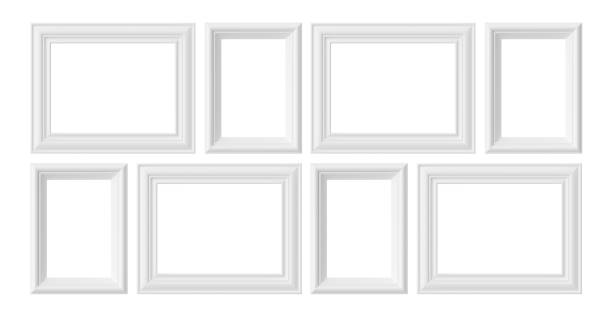 istock White photo or picture frames isolated on white 1142213059