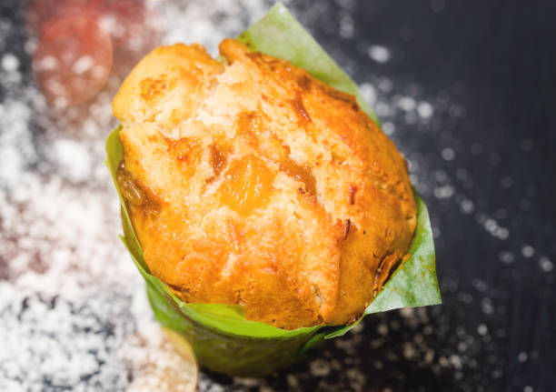 a homemade muffin