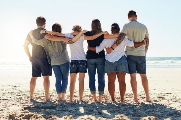 istock The beach is a place where everyone comes together 1142214903
