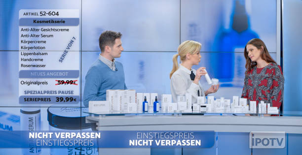 istock Saleswoman explaining cosmetic products to customer 1142217793