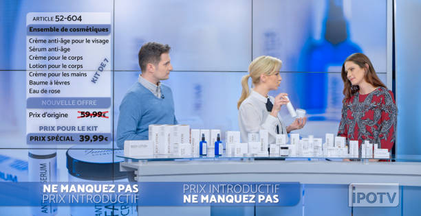 istock Saleswoman explaining cosmetic products to customer 1142217867