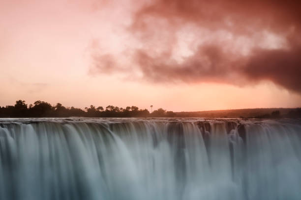 istock Victoria Falls at sunrise 1142223069