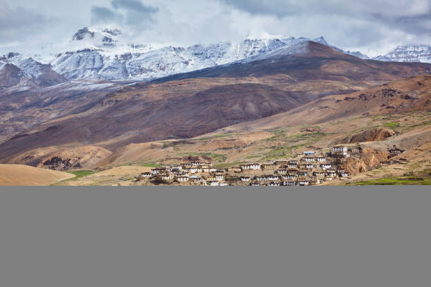 istock Kibber village in Himalayas 1142226101