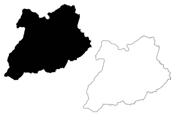 Khost Province map vector Khost Province (Islamic Republic of Afghanistan, Provinces of Afghanistan) map vector illustration, scribble sketch Khost map khost afghanistan stock illustrations