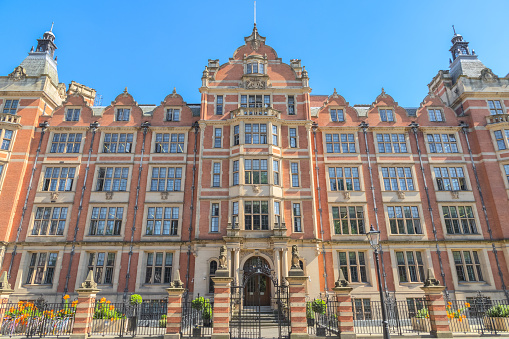 London, UK - March 27, 2019 - Formerly Her Majesty's Land Registry Building, now housing London School of Economics' Department of Economics