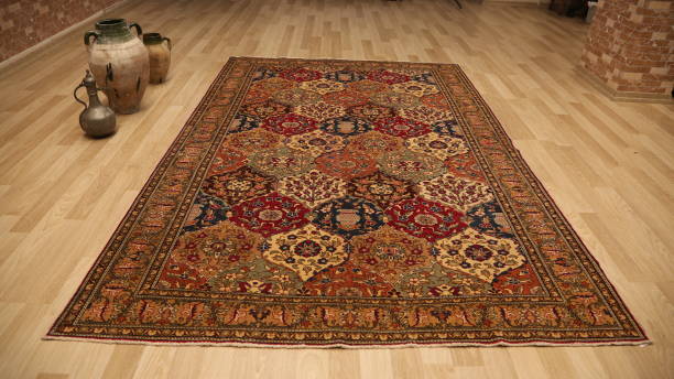 istock Exotic Turkish woven carpet in Ankara 1142232069
