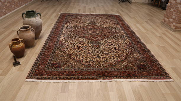 istock Exotic Turkish woven carpet in Ankara 1142232075