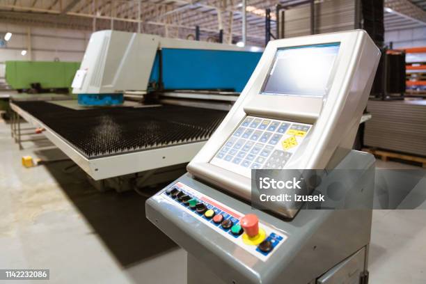 Manufacturing Machinery In Industry Stock Photo - Download Image Now - Absence, Automated, Business