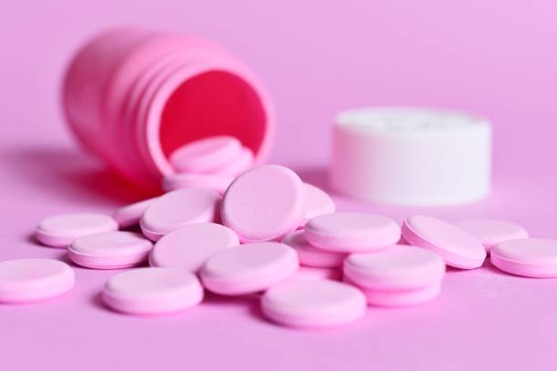 tablettes roses - pink pill photos et images de collection