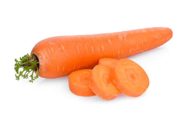 istock sweet carrot with slices isolated on white background 1142235944