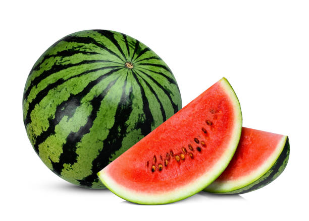 istock whole and slices watermelon isolated on white background 1142237302