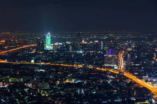 istock high view of city in night time 1142237509