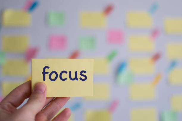 istock A hand holding focus sticky note in front of a kanban board 1142238940