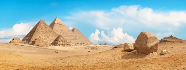 istock Pyramids of Giza panorama 1142242301
