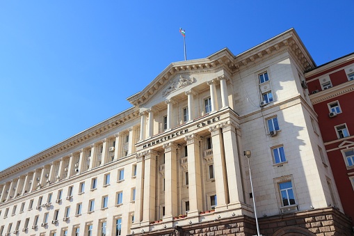 Facade of modern building