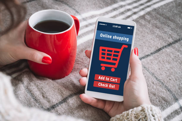 istock Online shopping at the internet store. E-commerce. 1142250813