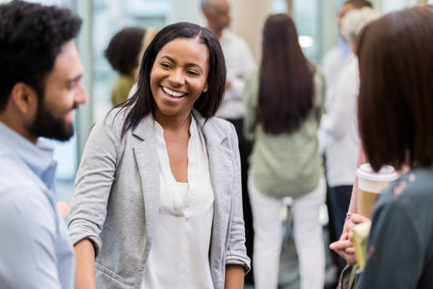 istock A genuine smile during the conference meet and greet 1142260826