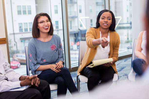 istock A mental health professional helps clients 1142260833
