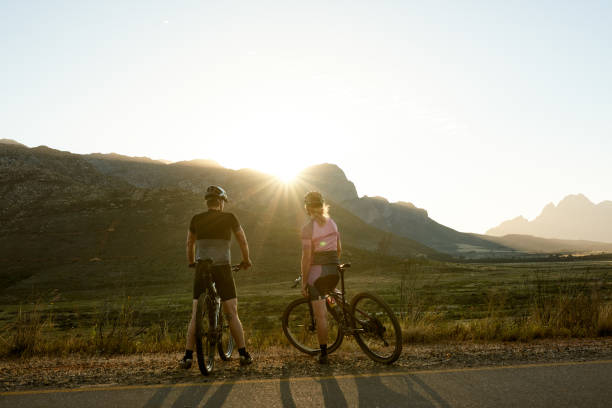 istock Cycling towards the sun 1142262500