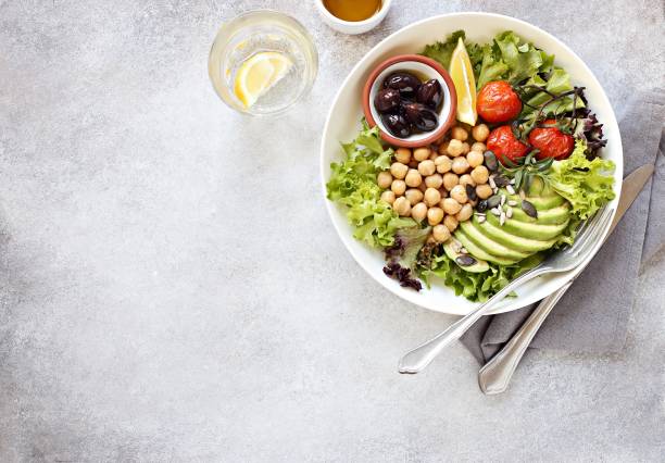Healthy detox salad bowl