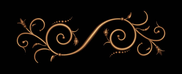 istock Unique Three Dimensional Page Dividers and Decorative Design Elements Series 1142275148