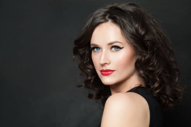 istock Perfect young model woman with makeup portrait 1142275261