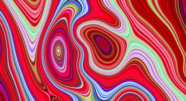 istock Psychedelic abstract pattern and hypnotic background for trend art,  design color. 1142275357