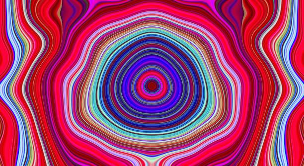 istock Psychedelic abstract pattern and hypnotic background for trend art,  illustration hippie. 1142275373
