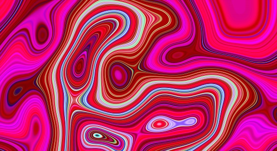 Psychedelic abstract pattern and hypnotic background, multicolored texture for trend art,  art design.