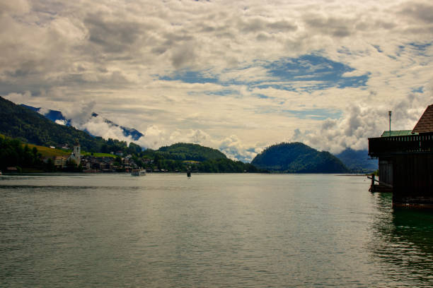 istock Austrian alpine lake in summer 1142275453