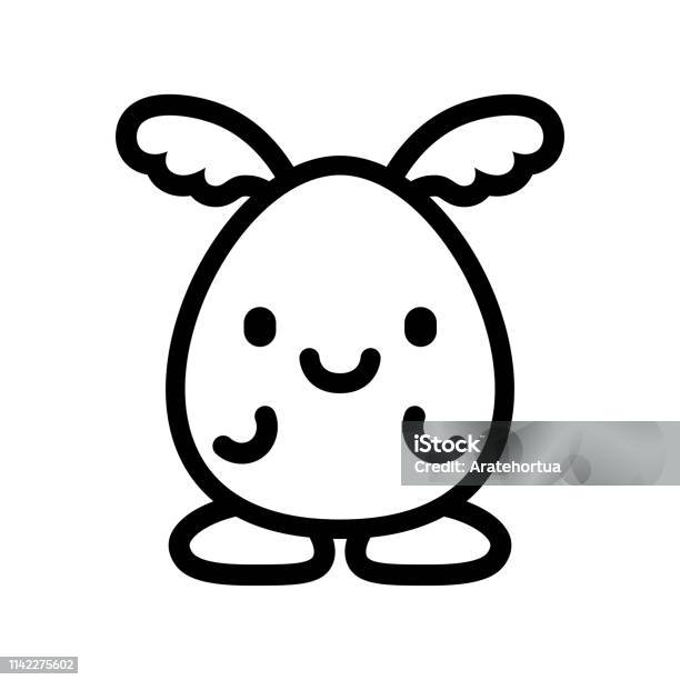 Cartoon Cute Character Isolated On White Background Stock Illustration - Download Image Now