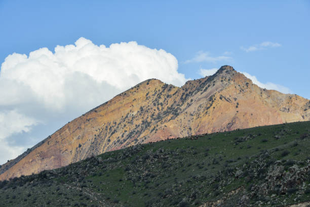 istock Beautiful mountain landscape on a sunny day 1142280083
