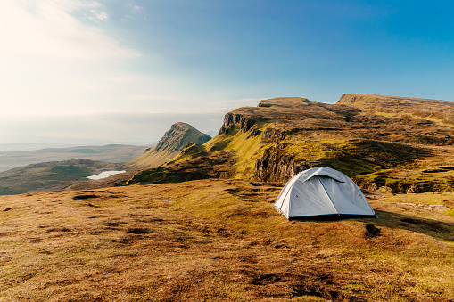 Tent on the Isle of Skye, Scotland
