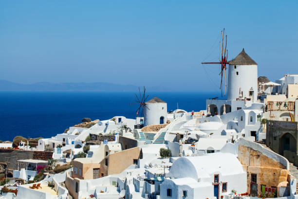 istock Santorini island landscape, Greece landmark 1142282582