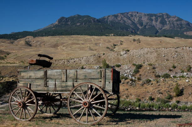 istock Rustic wagon in Yellowstone National Park 1142287830