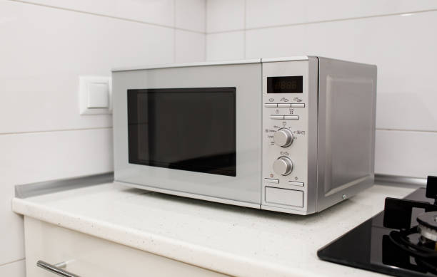 istock Kitchen interior with electric and microwave oven. 1142295685