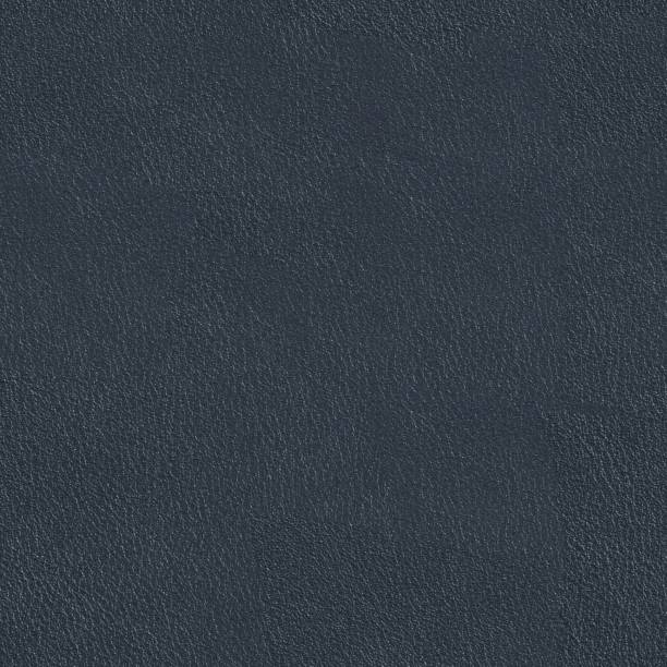 istock Luxury dark blue leather texture. Seamless square background, tile ready. 1142299115