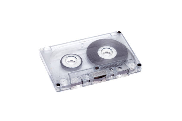 istock tape cassette isolated on white background. 1142309969