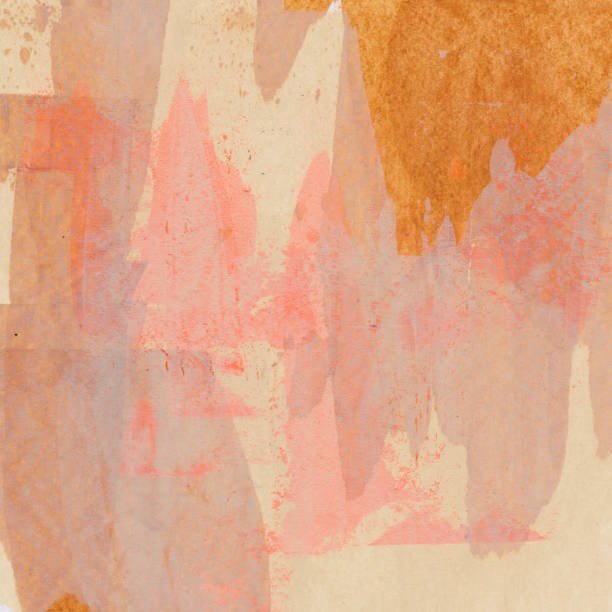 istock Hand painted pastel colors with brush strokes 1142320389