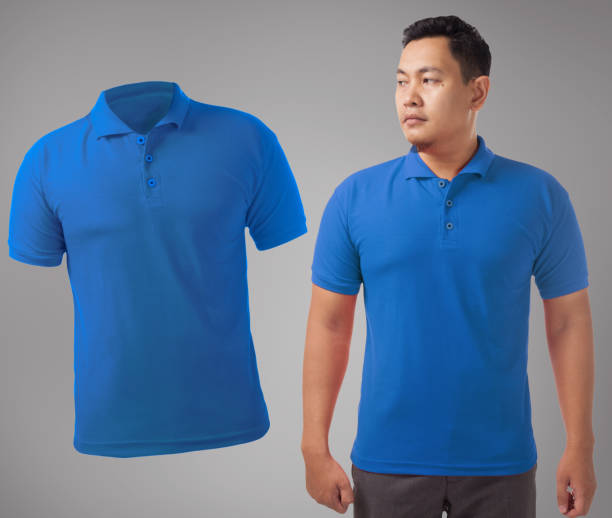 Blue Collared Shirt Stock Photos, Pictures & Royalty-Free Images - iStock
