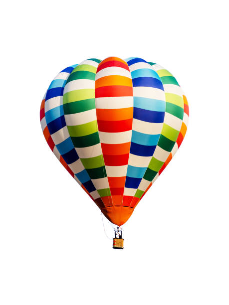 istock Hot air balloon isolated on white background 1142322753