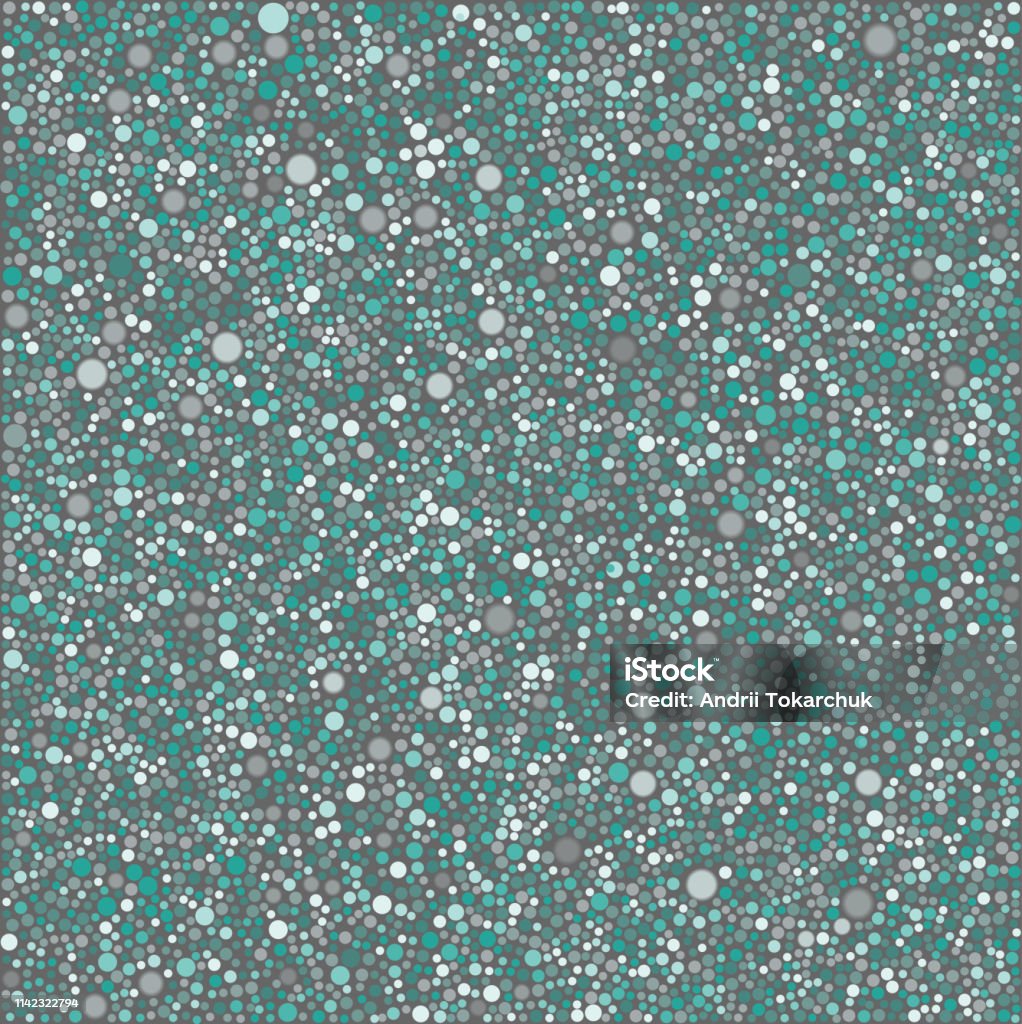 Small Dots Random Background Vector Background With Random Green Small Dots Points Dotted Template ...