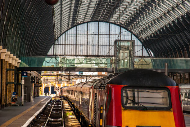 istock The train in the King Cross station. 1142323528