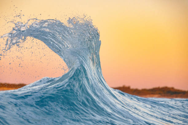 istock Wave arch in golden hour 1142329375