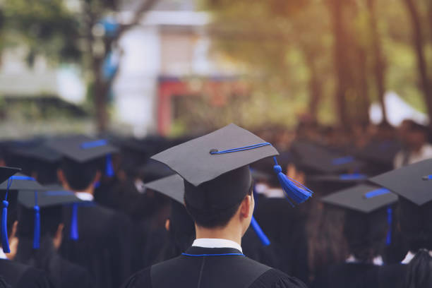 istock Group of Graduates during commencement. Concept education congratulation in University. Graduation Ceremony ,Congratulated the graduates in University during commencement. 1142336494