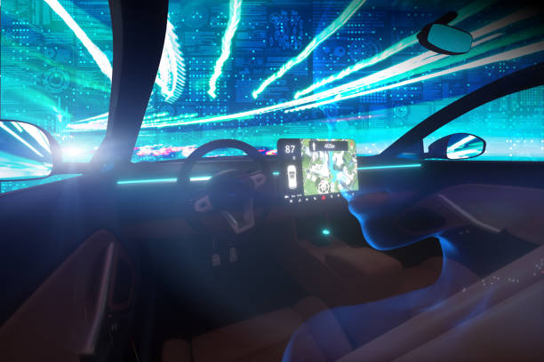 istock Automatic Electric car speeding in china big data 1142340518
