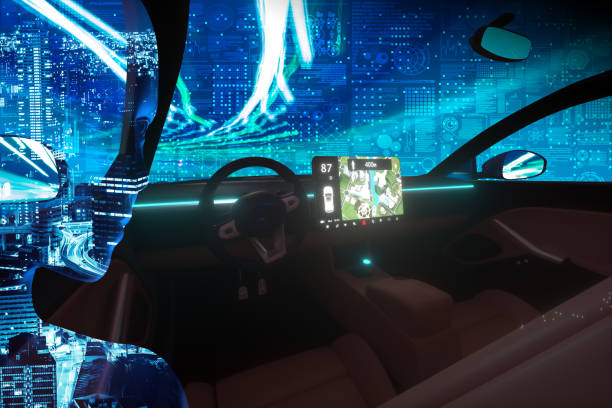 istock Automatic Electric car speeding in china big data 1142340581